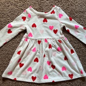 Cat & Jack heart dress size 18 months